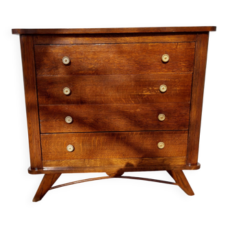 vintage commode with tapered legs