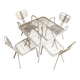 Radar garden table by René Malaval