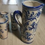 Pitcher and glasses