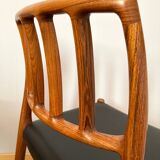 Set of 2 vintage Danish rosewood chairs 1974, Model 83, by Niels Moller