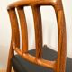 Set of 2 vintage Danish rosewood chairs 1974, Model 83, by Niels Moller