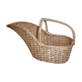 1960 vintage rattan bottle holder