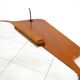 1930s Wall Mirror, Teak and Plywood, Abstract Design, Germany