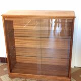 Vintage glass shelves showcase