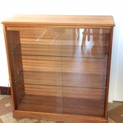Vitrine vintage étagères en verres