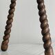 Antique turned wooden tripod stool