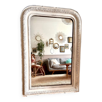 Miroir trumeau ancien Louis Philippe 104 x74