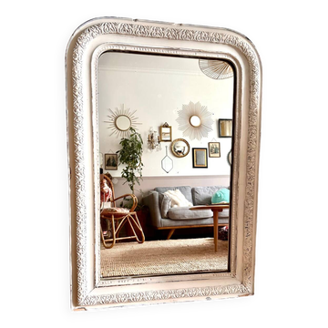 Miroir trumeau ancien Louis Philippe 104 x74