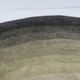 Serge Lesage blue grey vintage round carpet 70s