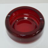 Mid-century Glass Ashtray by Glasswork Novy Bor,1960's.