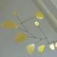 Mobile brass 70 x 70 cm
