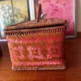 Vintage wickerwork box