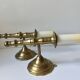 Pair of Solid Brass Antique wall lamps Sconces