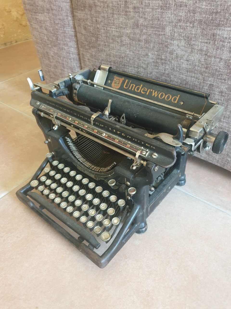 Underwood typewriter
