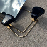 Wall-mounted coat rack mirror from the 1960s.