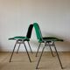 2 Castelli dsc106 green chairs, Italy, 1970s