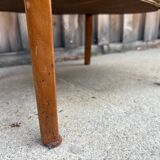 Guéridon ancien Louis XV – marbre rosé et laiton doré – fin XIXᵉ siècle