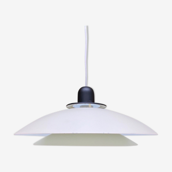 Suspension vintage couleur blanche  danoise des années 70 |