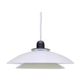 Suspension vintage couleur blanche  danoise des années 70 |