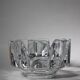 Lars Hellsten "Corona" Grand Bol en Cristal Plein, Pour Orrefors, Suède