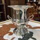 Silver-plated metal ice bucket