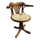 Swivel office chair bentwood and canning