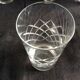 6 cut crystal glasses