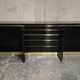 Jean-Claude Mahey for Maison Romeo Paris — Sideboard in black lacquer and milk.