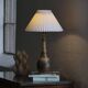 Art Nouveau table lamp in coloured terracotta by L. Hjorth, Bornholm, 1930s.