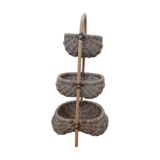 3-tier wicker baskets