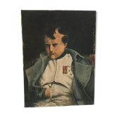 Napoleon XIX th century oil portrait, signed