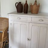 Jar and terracotta bottle