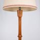 Paire de lampadaires en bois tourné style Art Deco, France, milieu XXe