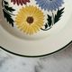 Set of 10 deep plates Chalons Digoin Sarreguemines floral decoration
