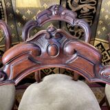 Suite of 6 Louis Philippe mahogany chairs