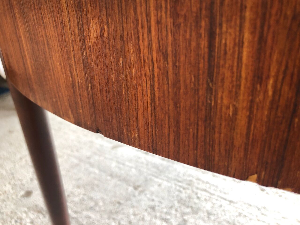 Mid-century dining table, vintage rosewood extension with butterfly extension table, 1960'