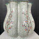 Large Italian polylobed vase by Volpi Deruta from the 1960s-70s.