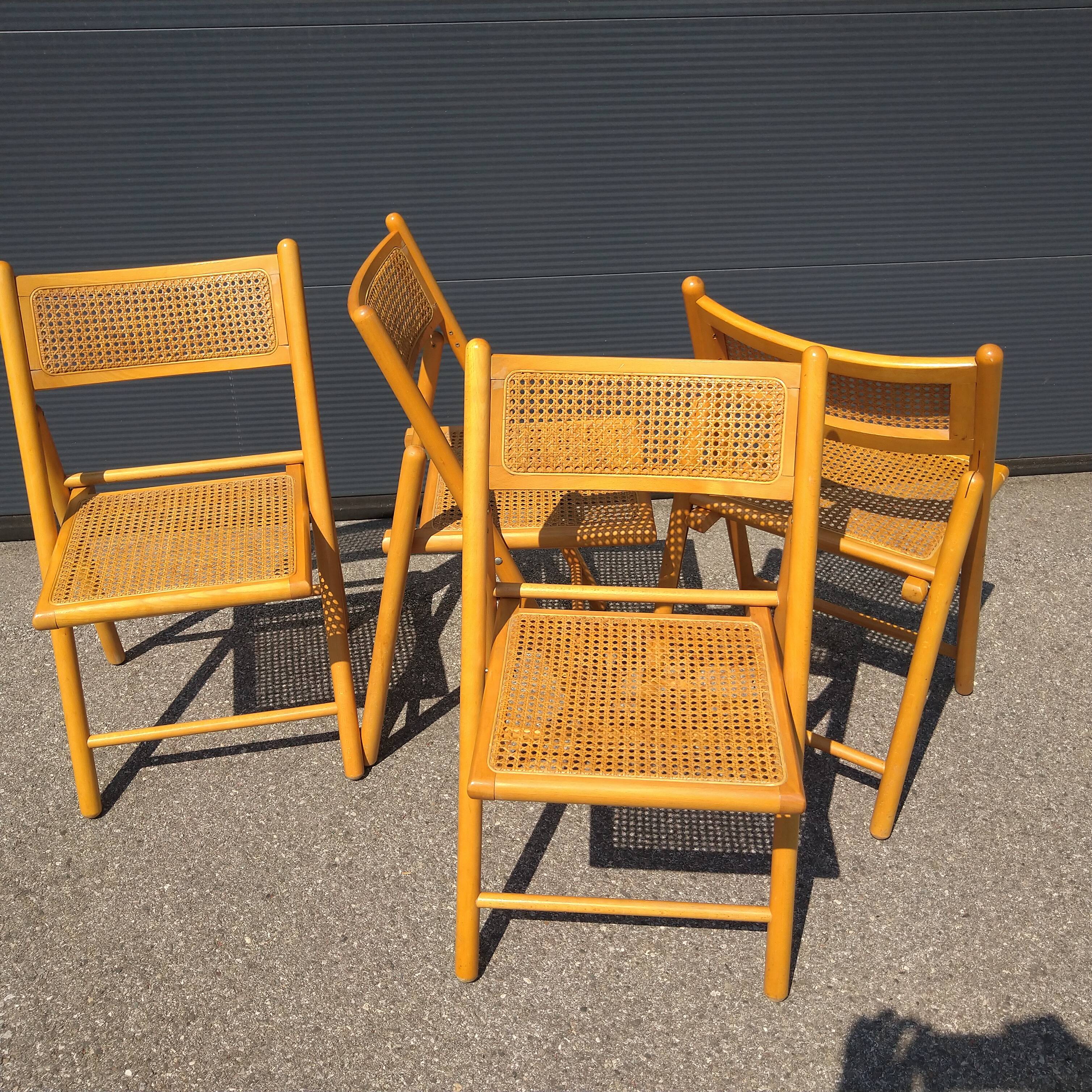 Pair of folding chairs cannes