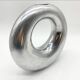 XXL “Donut” Vase / Polished Cast Aluminum – 1980s
