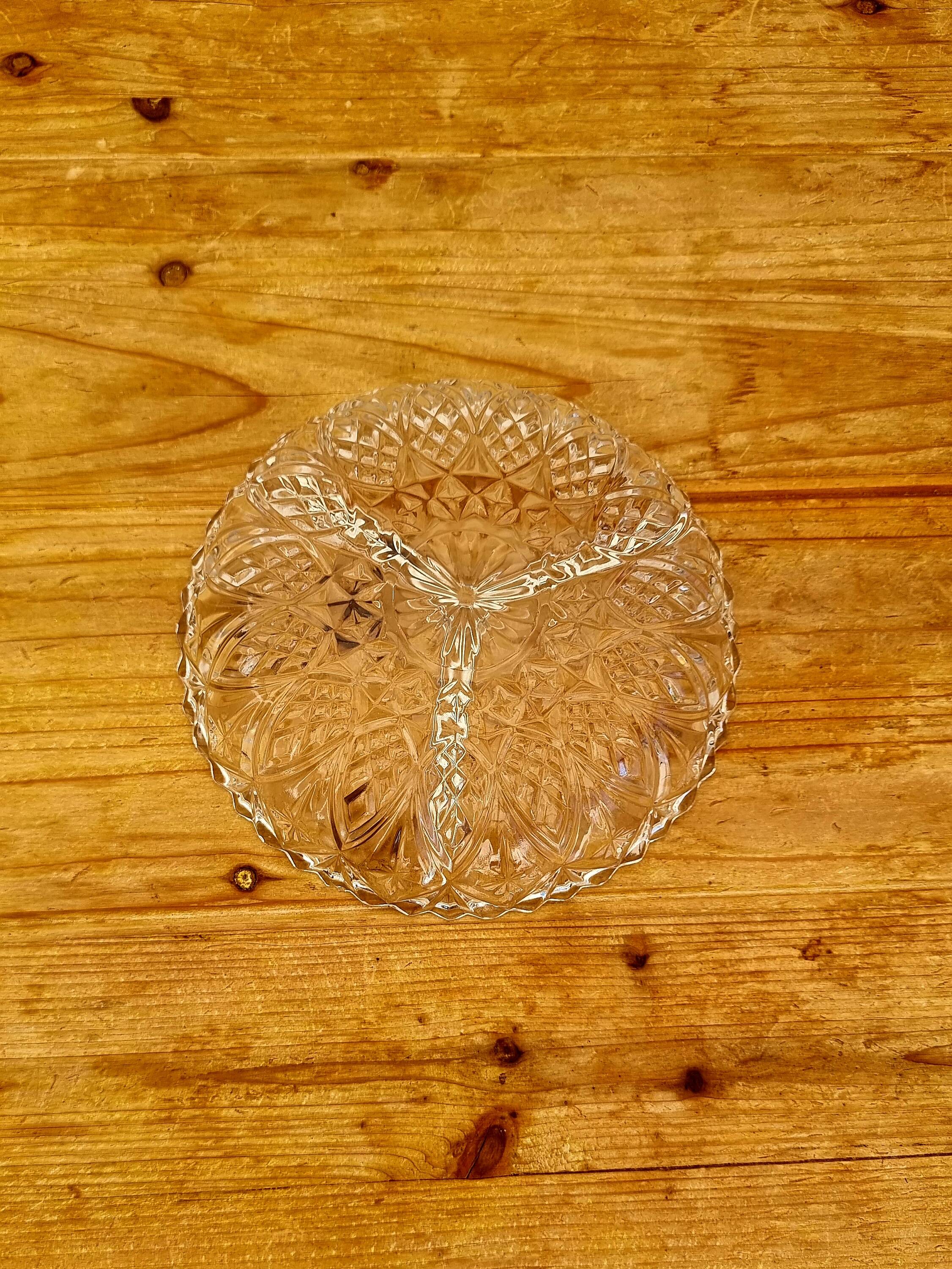 3-compartment appetizer dish