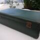 60s green case, in beautiful condition, 55cm x 32cm x 15cm