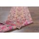1970s Turkish Hand-Knotted Wool Cotton Pink Runner 78x367
