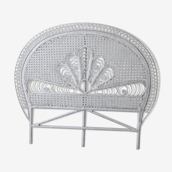 Rattan bedhead