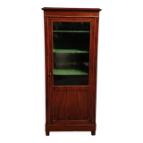 English style display cabinet in marquetry mahogany.