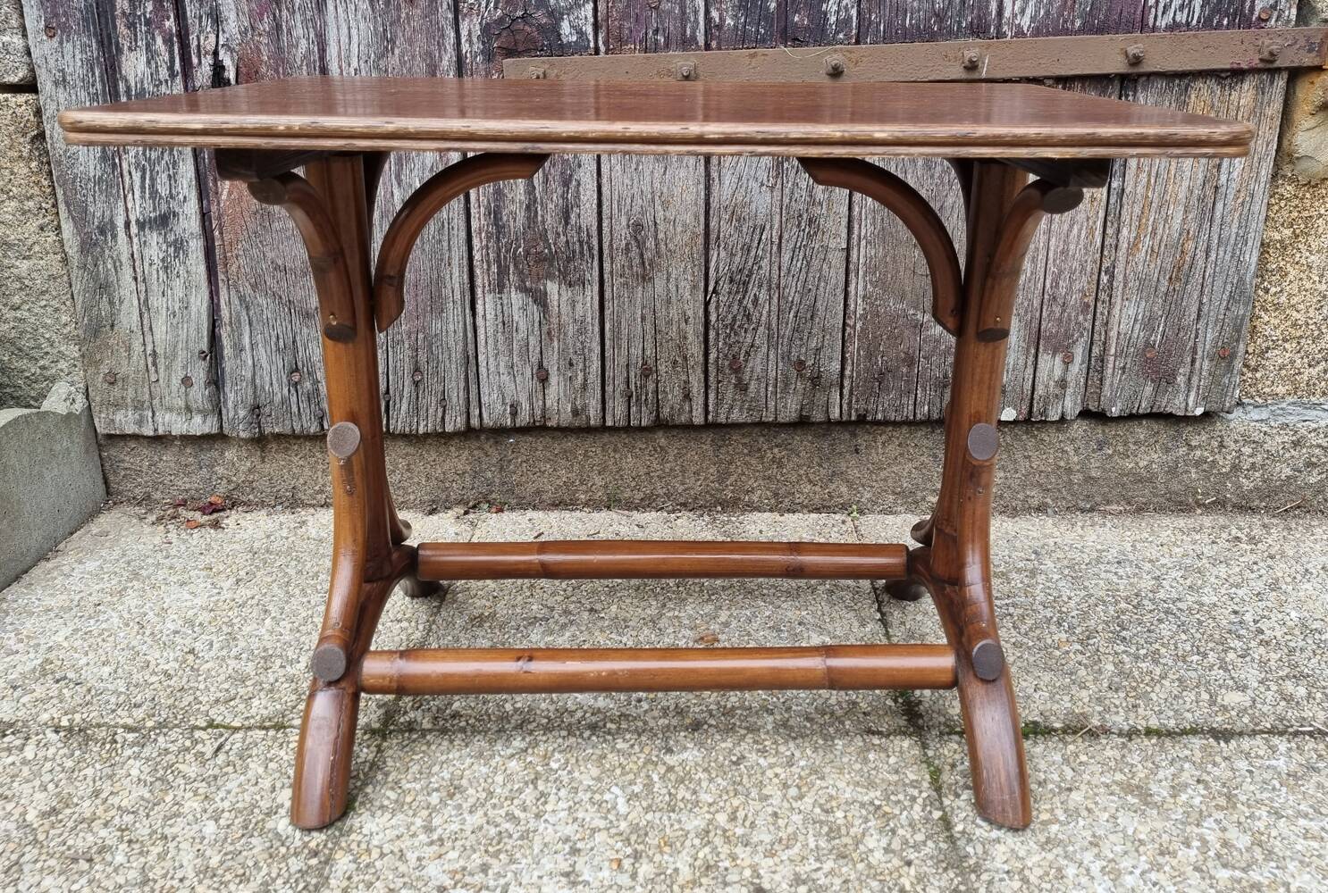 Small side table, bamboo, vintage, 60s