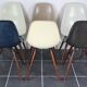 Set of 6 DSW chairs by Charles and Ray Eames for Herman Miller