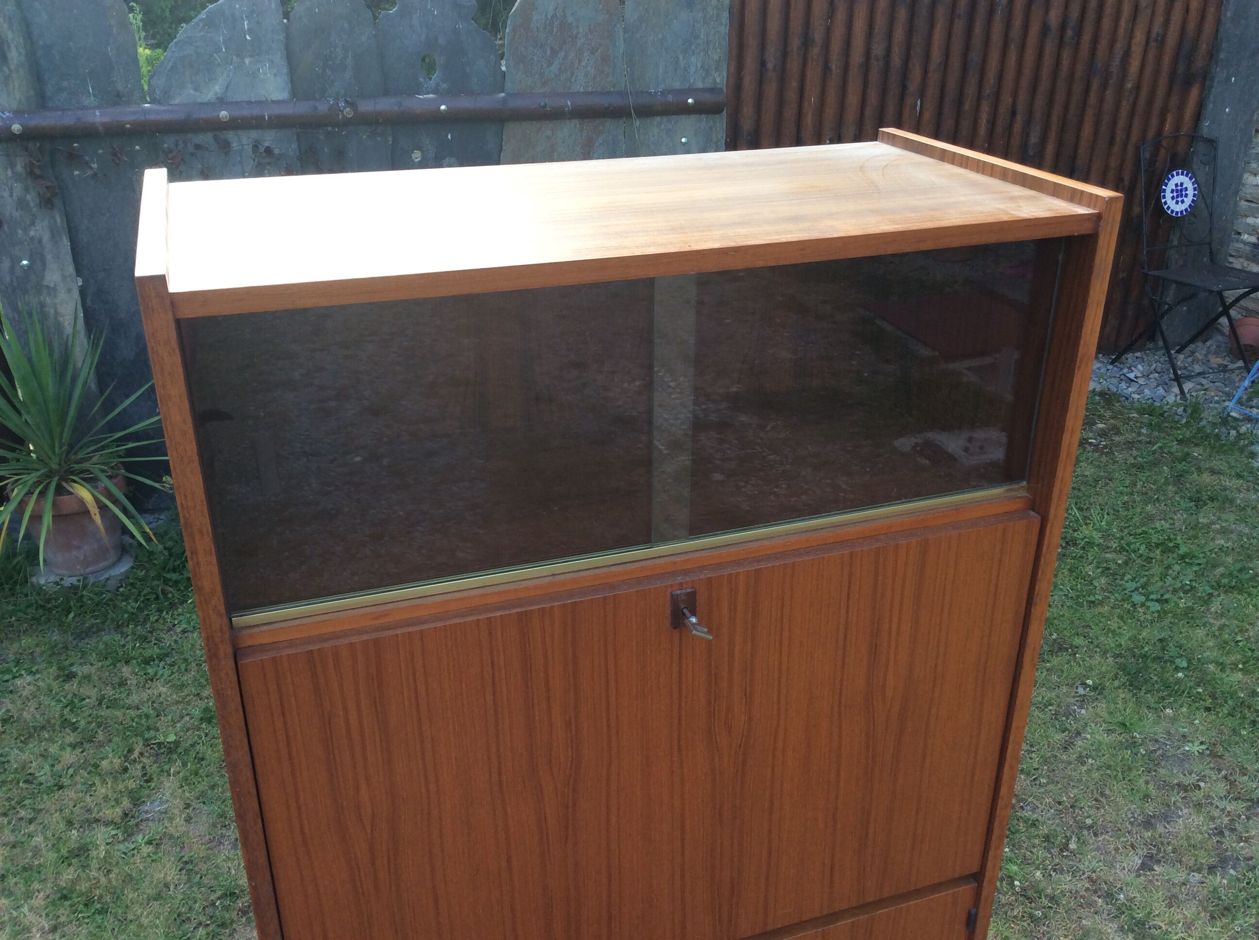 Scandinavian vintage teak secretary