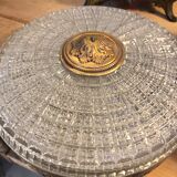 Pair of crystal ceiling lights