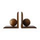 Mid-Century Wooden Bookends, Set of 2