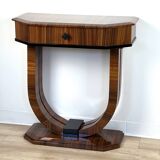 Art Deco rosewood console. Manufacturer.